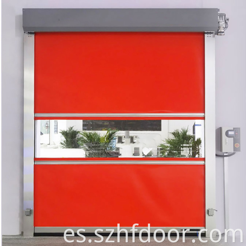 Fast soft shutter door